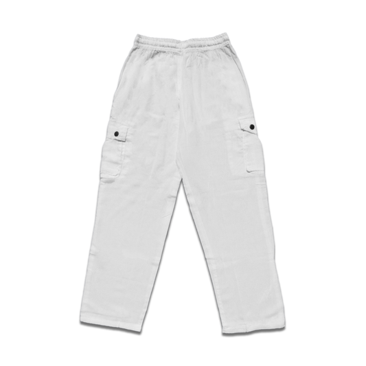 WHITE BASIC PANTS