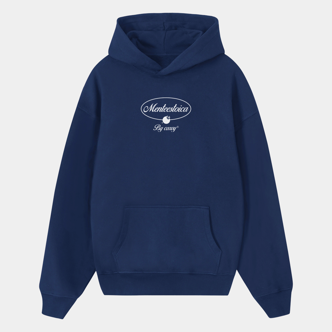 "NEVER GIVE UP" HOODIE (CARVY X MENTEESTOICA)