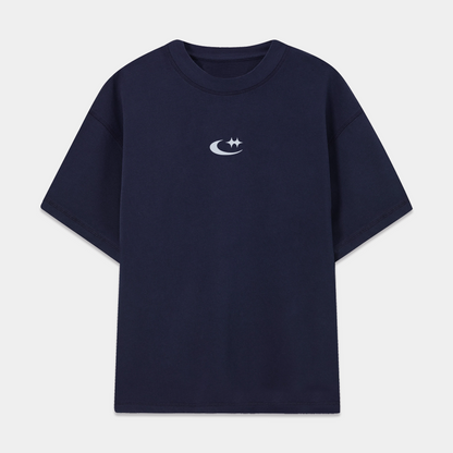 NAVY BLUE "WORLDWIDE" TEE