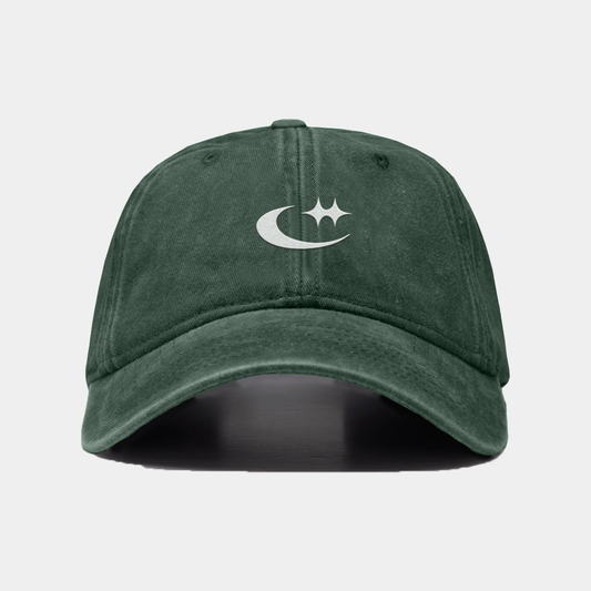 CARVY WASHED GREEN CAP