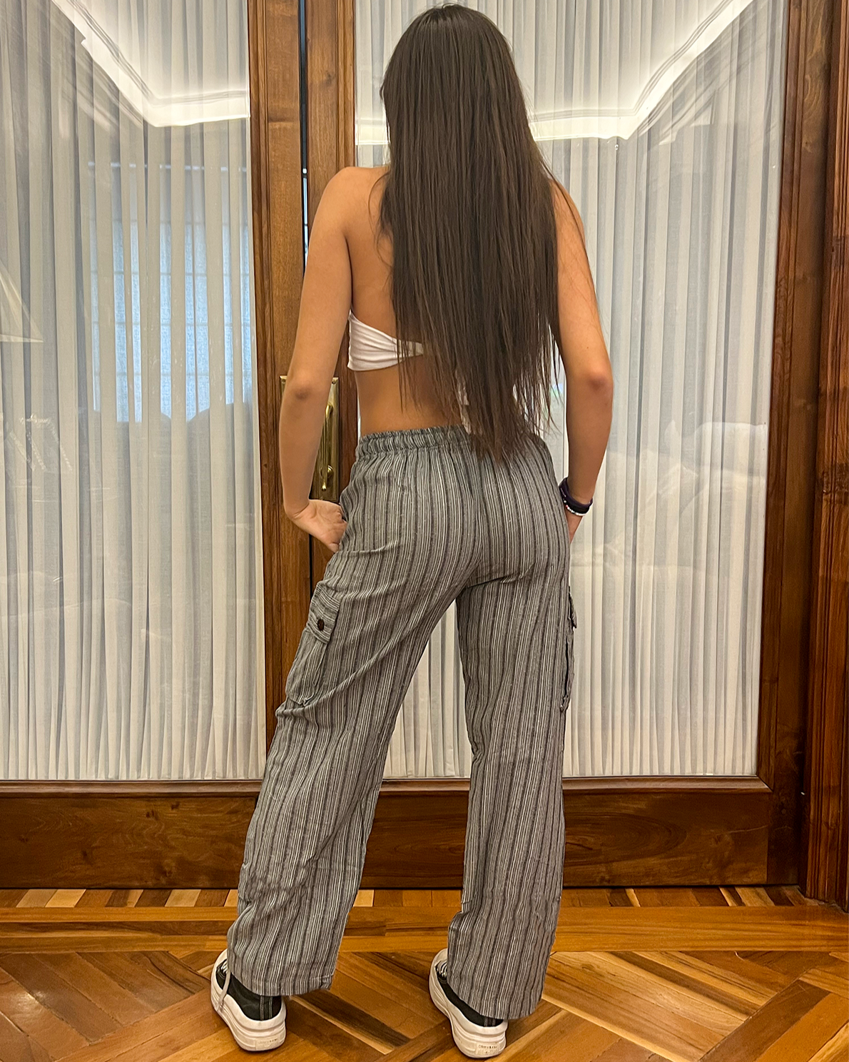 GREY BAGGY PANTS
