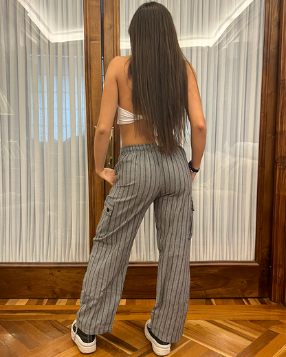 GREY BAGGY PANTS