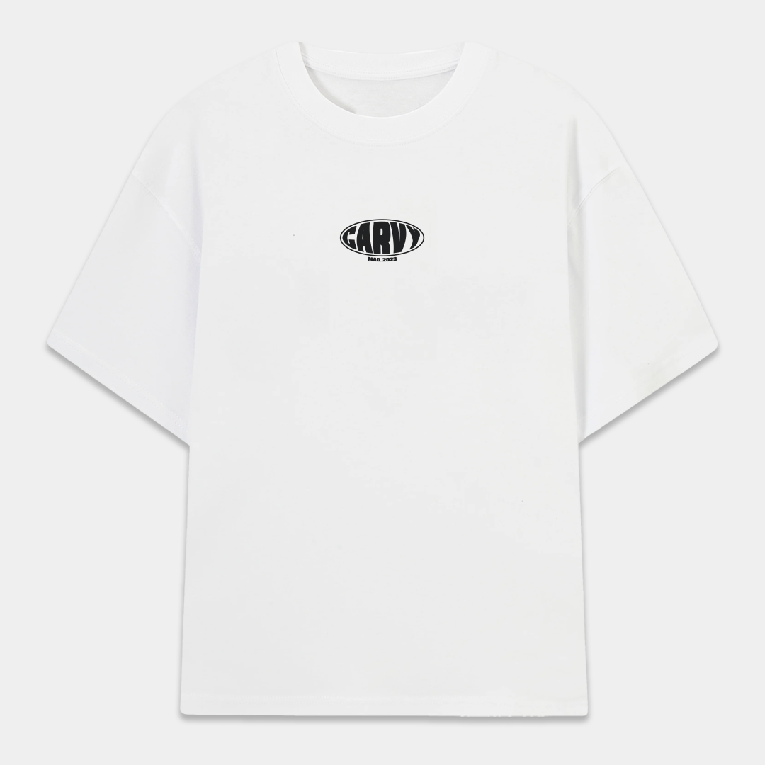 WHITE BASIC TEE