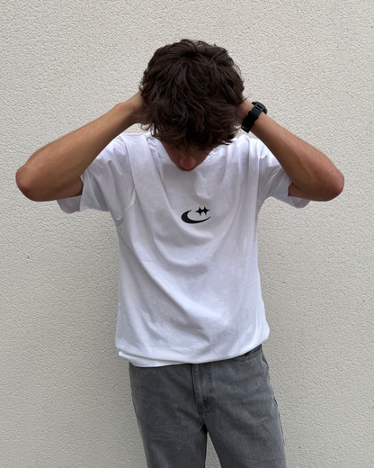 YELLOW STARS WHITE TEE